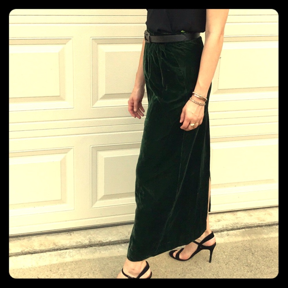 Vintage Velvet Skirt